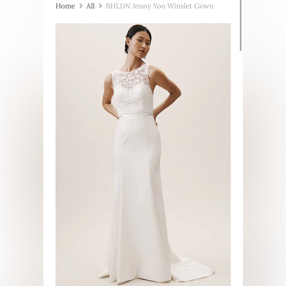 Jenny Yoo BHLDN Winslet Wedding Gown (never worn, dry cleaned)